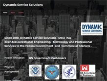 Tablet Screenshot of dynamicservicesolutions.com